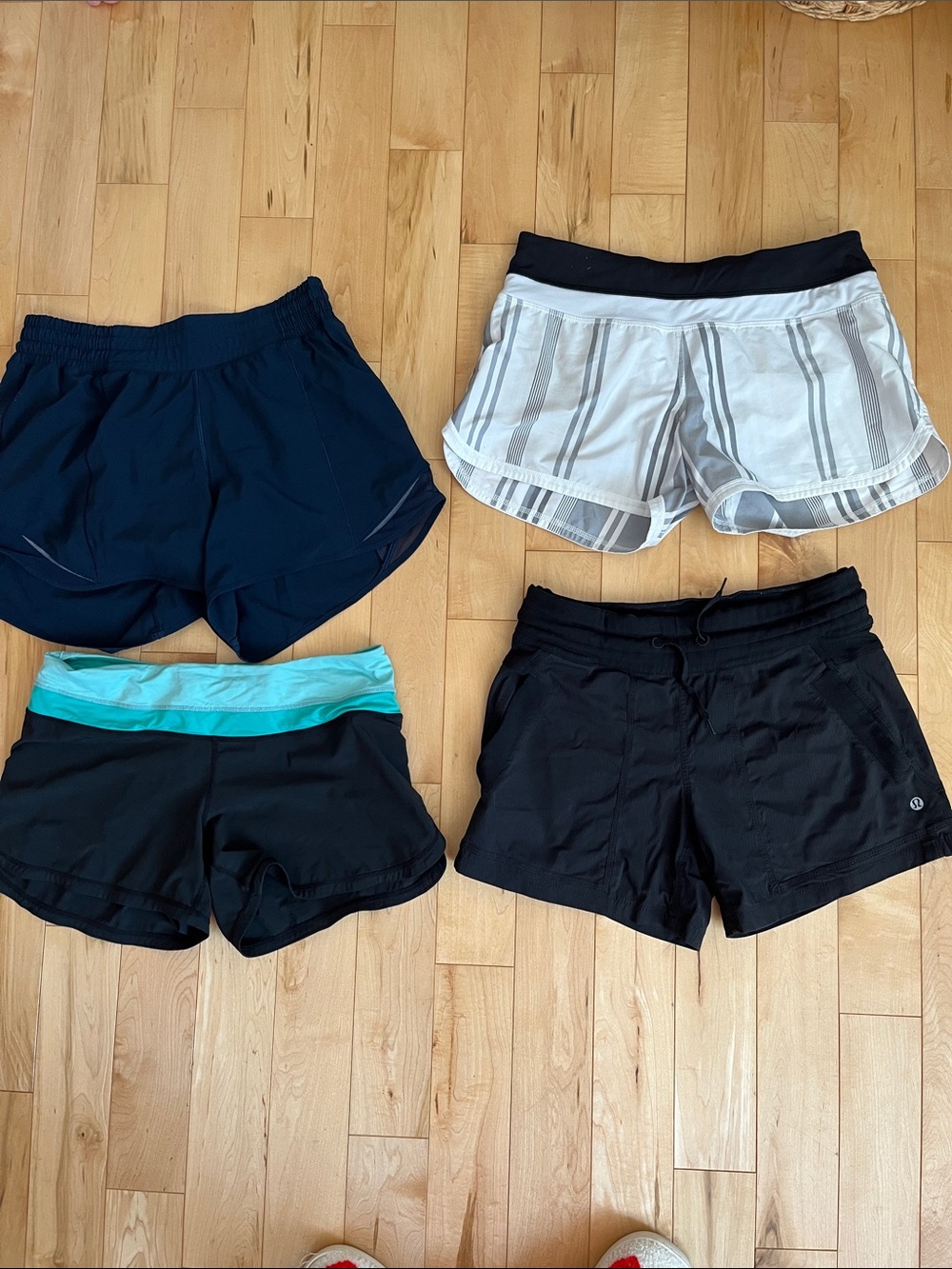 lululemon athletica Black Athletic Shorts Bundle- Women (Multiple Colors)